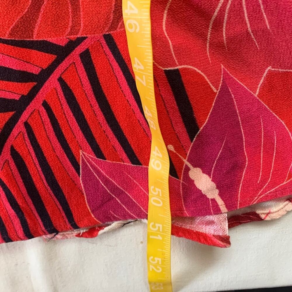 Farm Rio xs Philipa maxi dress Tropical Red Pink women's party Hawaiian resort - Picture 7 of 12